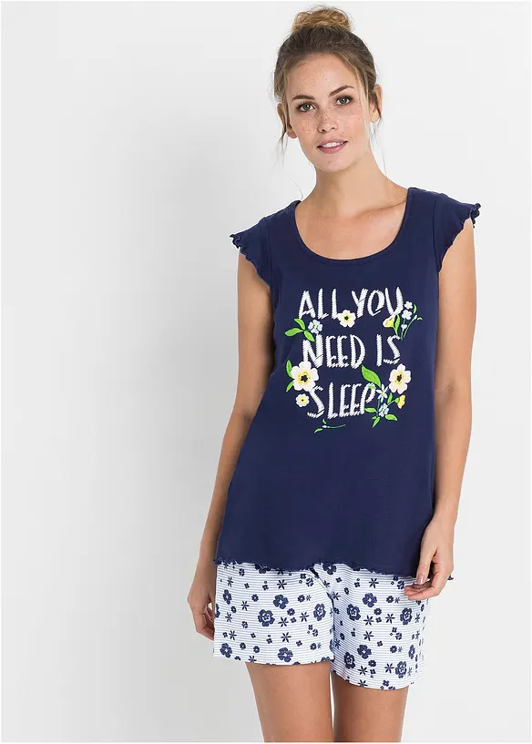 Pyjashort 100% coton, bonprix