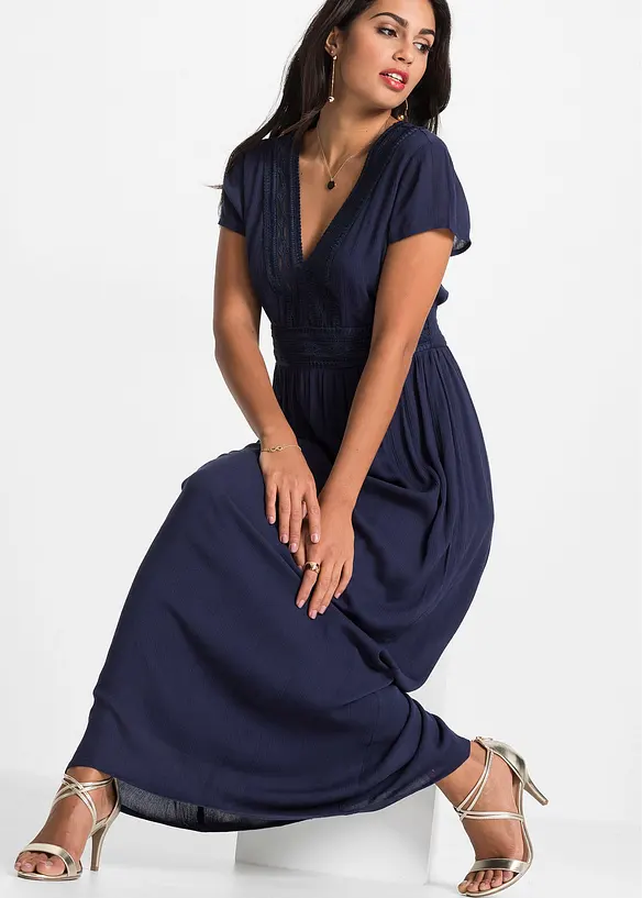 Robe longue en viscose fluide, bonprix