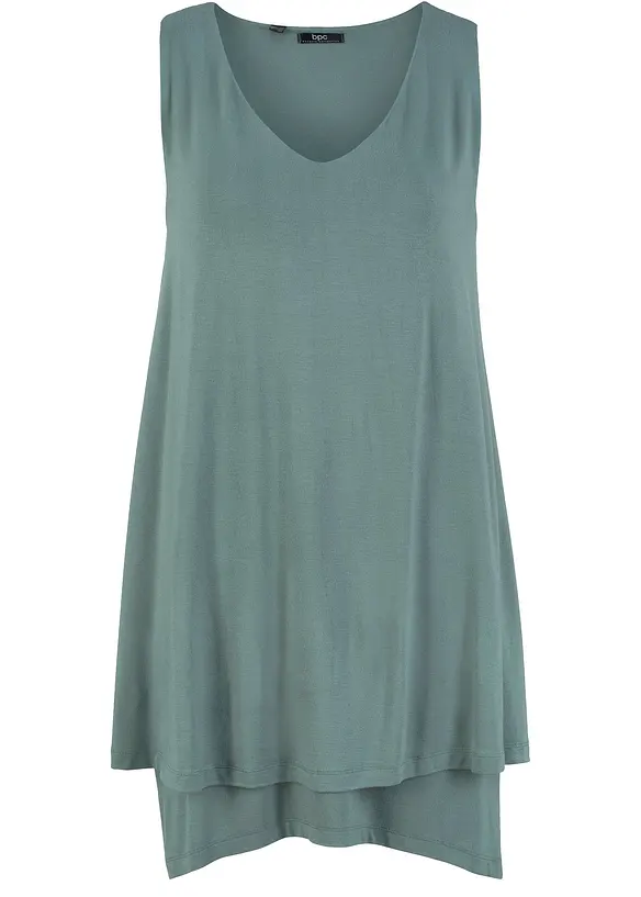 Top long double épaisseur en viscose extensible, bonprix