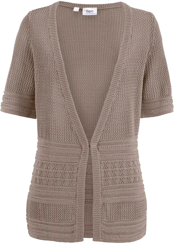 Gilet en maille ajourée, bonprix