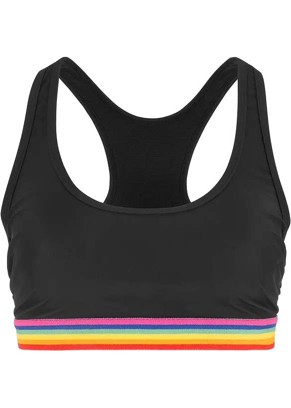 Haut de maillot brassière, maintien léger, bonprix