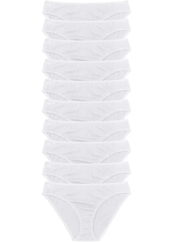 Lot de 10 slips, bonprix