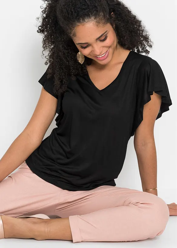 T-shirt en viscose douce, bonprix