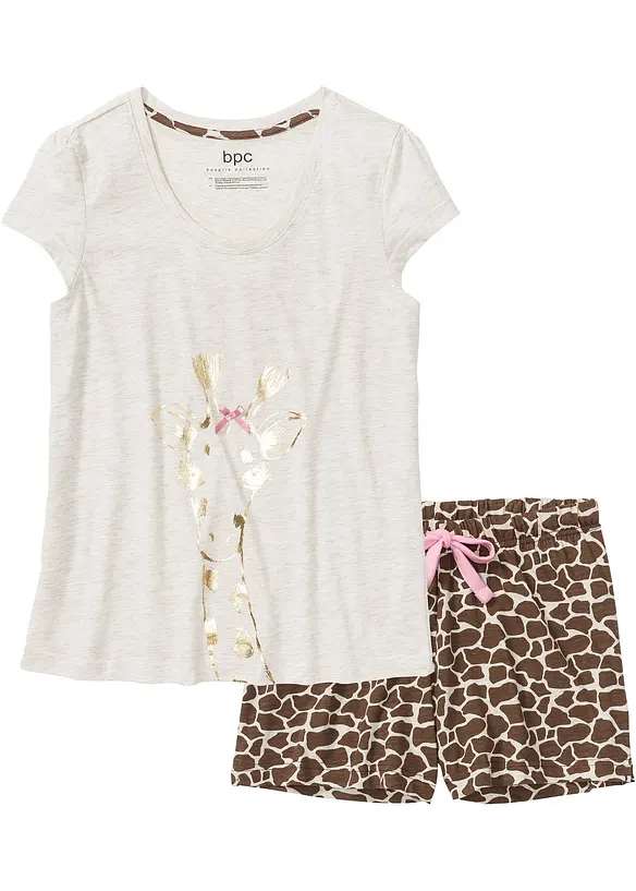 Pyjashort avec imprimé foil, bonprix