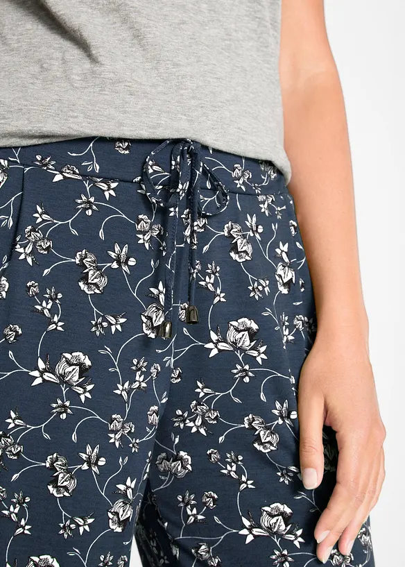 Pantalon palazzo en viscose extensible, bonprix