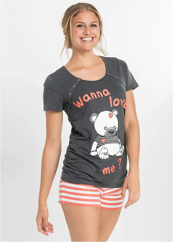 Pyjashort d&rsquo;allaitement, bonprix