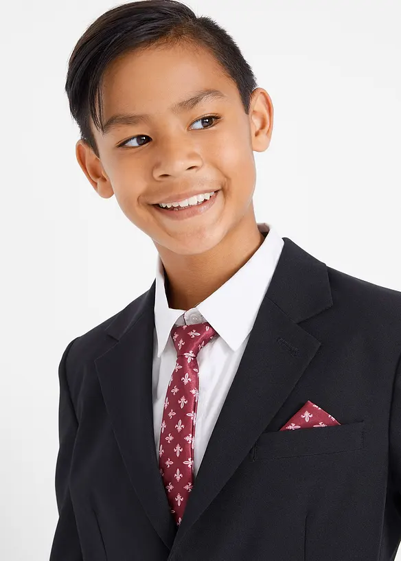 Costume + chemise + cravate (ens. 4 pces), bonprix