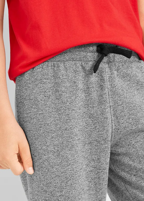Lot de 2 pantalons de jogging 100% coton, bonprix