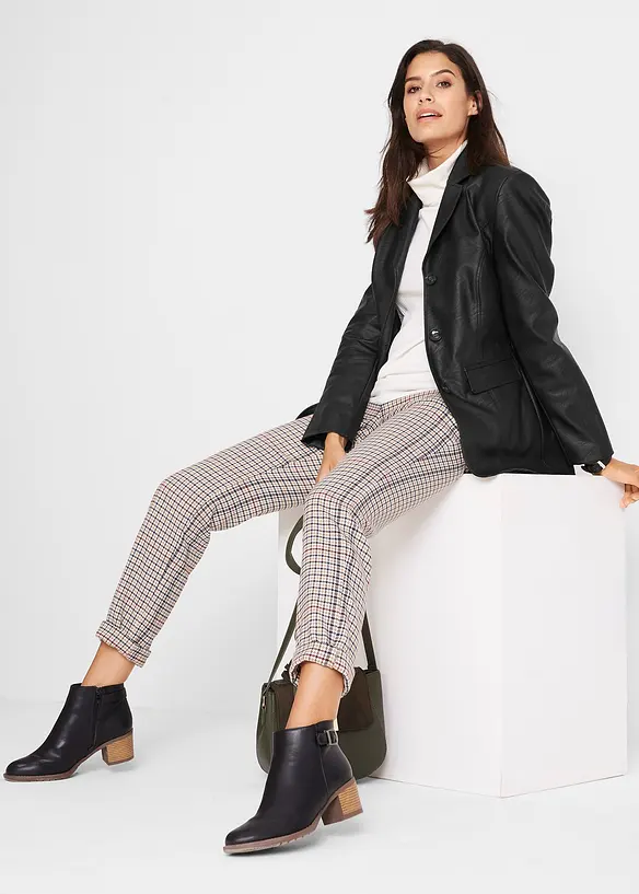 Blazer long enduit, bonprix