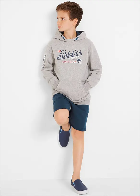 Lot de 2 bermudas en molleton doux, bonprix