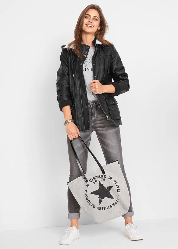 Veste enduite, bonprix