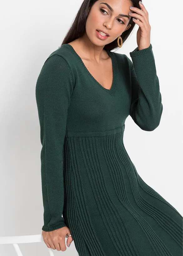 Robe en maille, bonprix