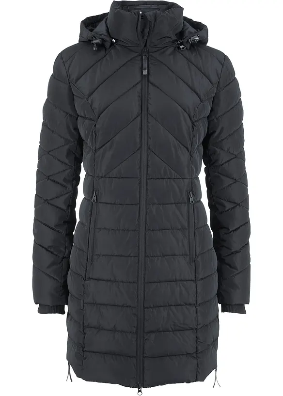 Doudoune longue et matelassée, bonprix