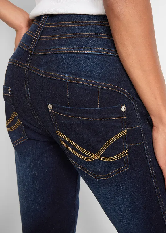 Jean bootcut taille haute, sculptant, bonprix