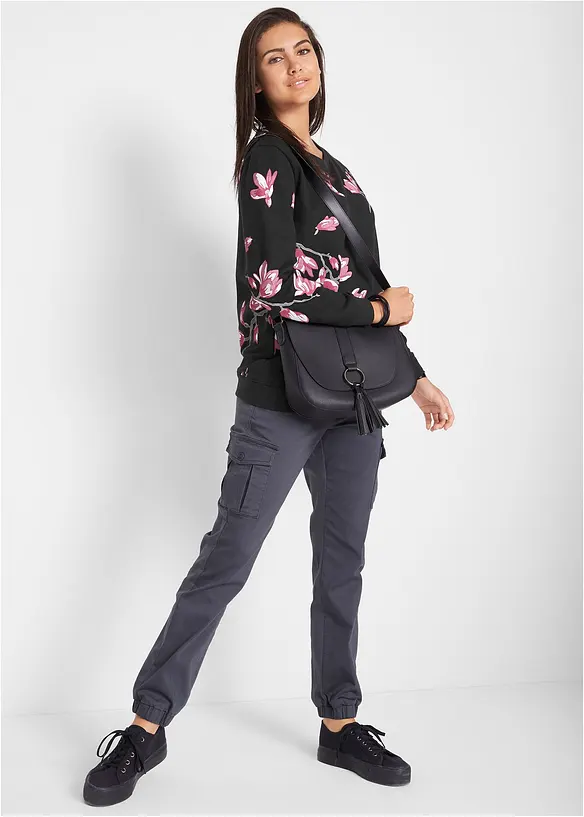 Sweat ample 100% coton, bonprix