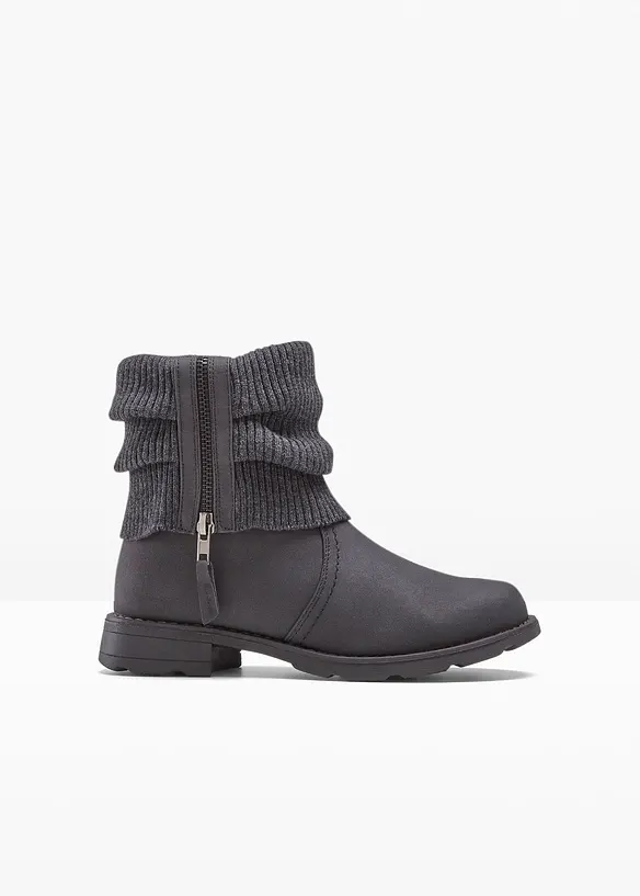 Bottines à empiècement en maille, bonprix