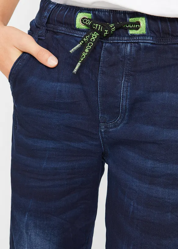 Jean en molleton Regular, fuselé, bonprix