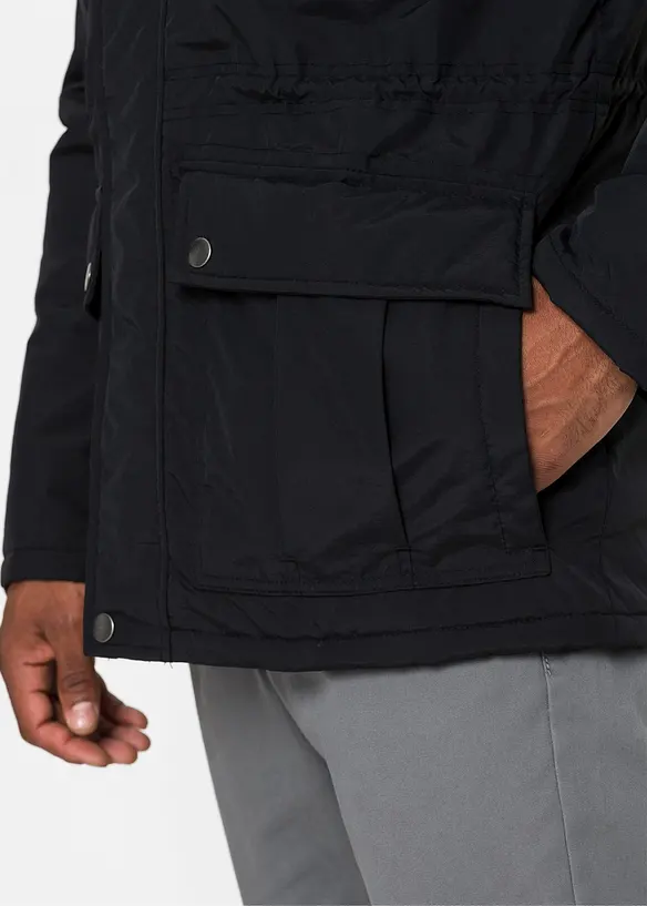 Parka d’hiver déperlante à capuche amovible, bonprix