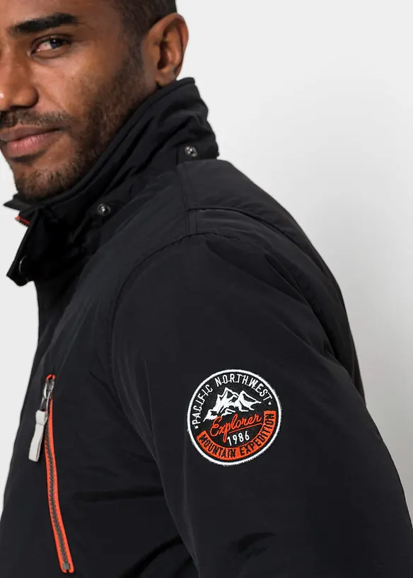 Parka d’hiver déperlante à capuche amovible, bonprix