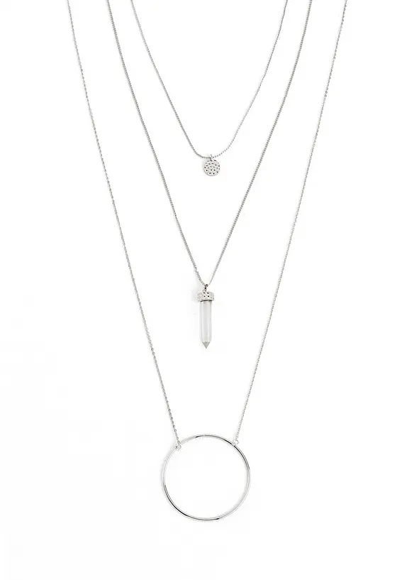 Lot de 3 colliers, bonprix