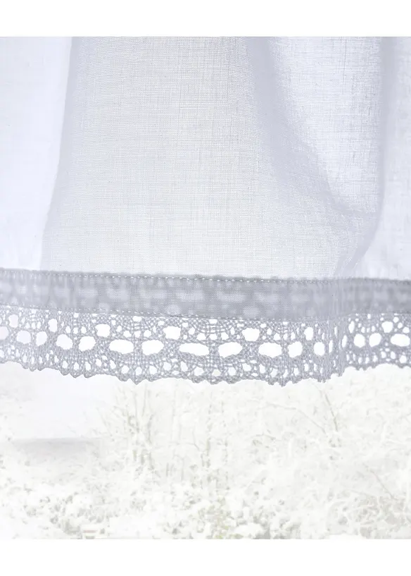 Brise-bise coton imprimé lutins, bonprix