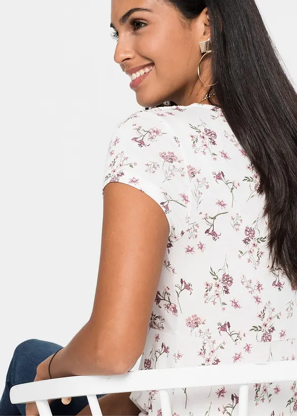 T-shirt en viscose extensible, bonprix