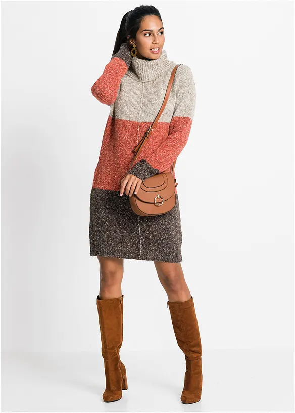 Robe en maille, bonprix