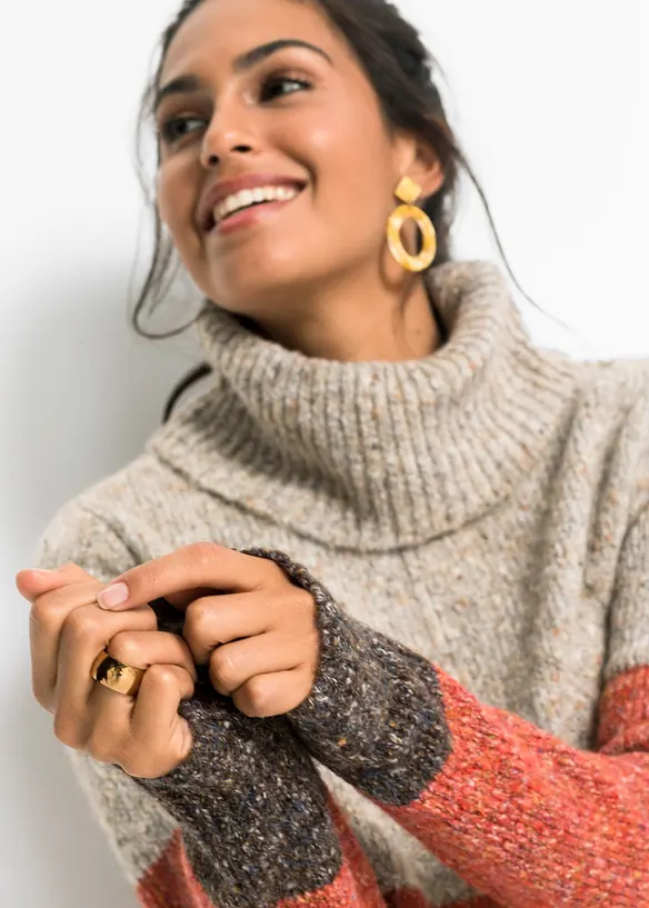 Robe en maille, bonprix