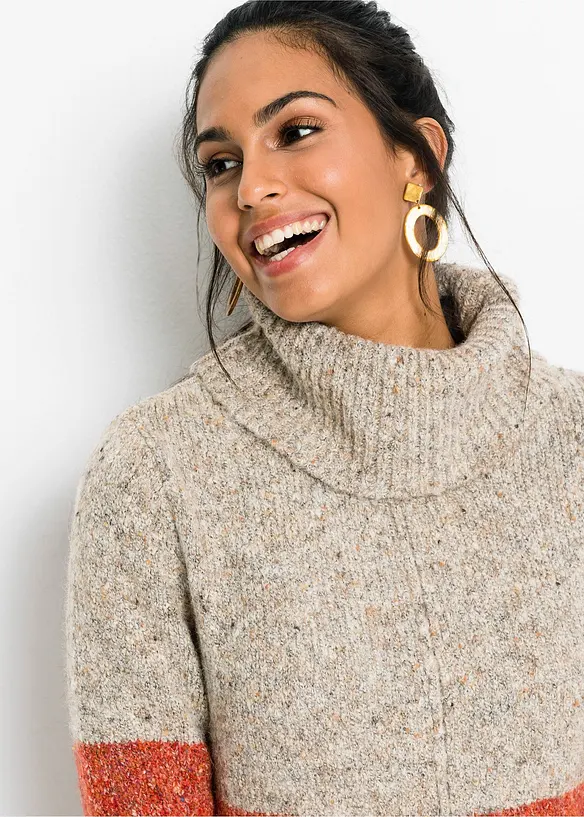 Robe en maille, bonprix