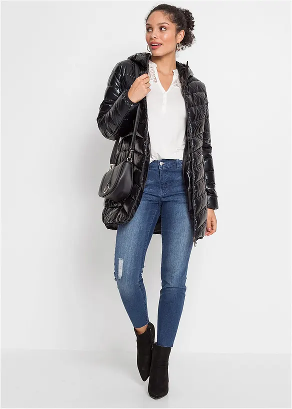 Doudoune à effet métallisé, bonprix