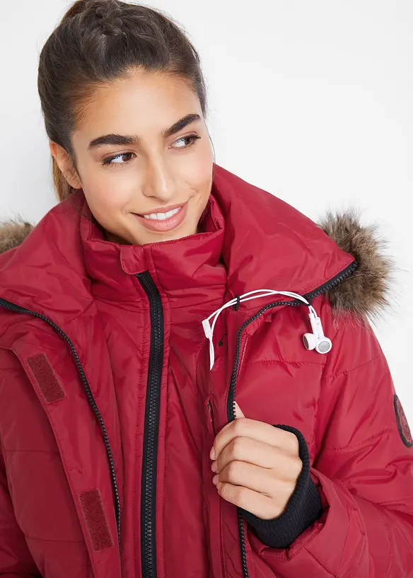 Parka longue style 2-en-1, matelassée et déperlante, bonprix