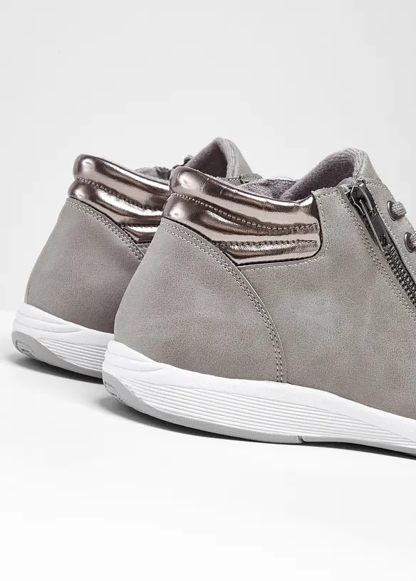 Baskets montantes zippées, bonprix