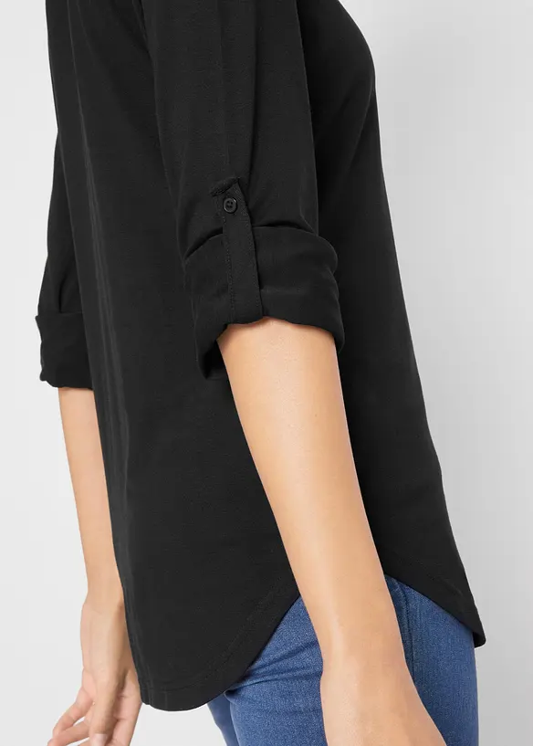 Chemisier long en jersey, bonprix