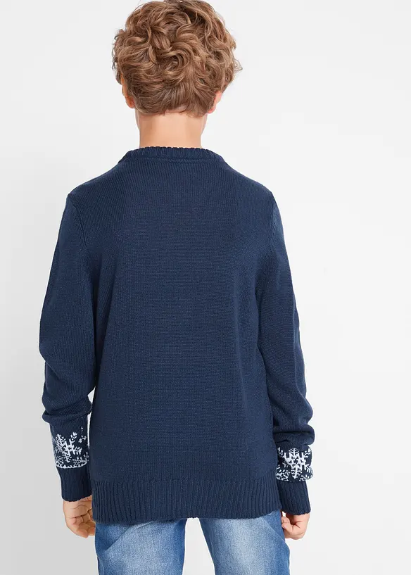 Pull de Noël en fine maille, bonprix