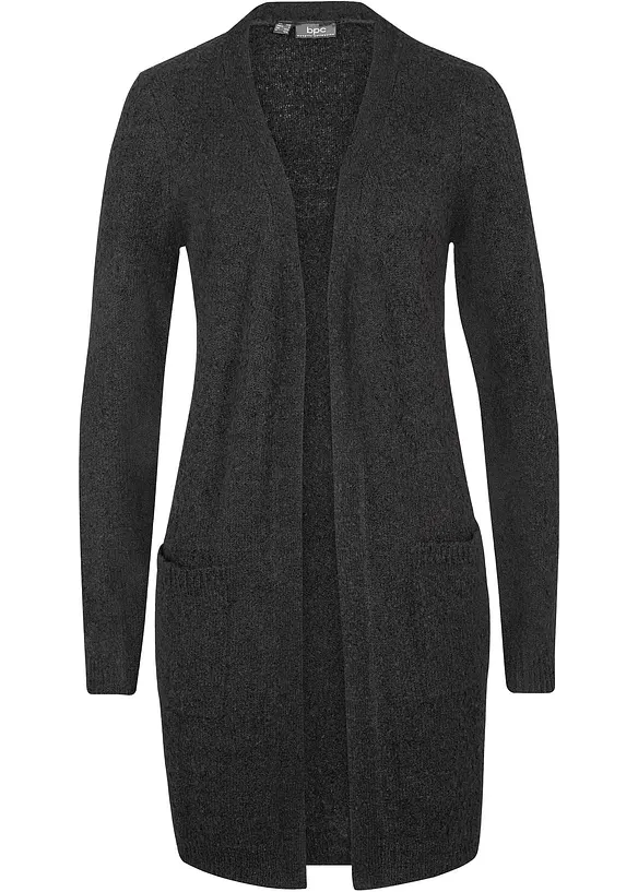 Gilet long en maille bouclée, bonprix