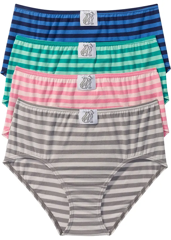 Lot de 4 slips Maxi, bonprix