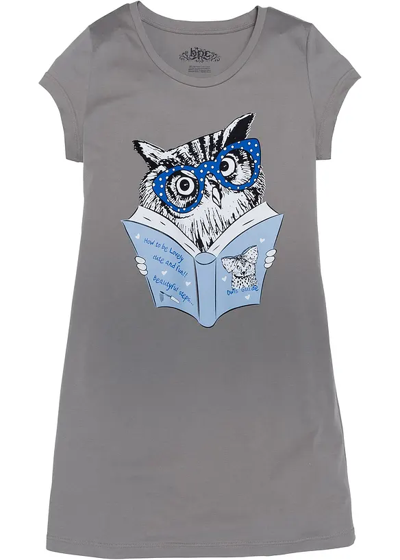 Chemise de nuit courte 100% coton, bonprix