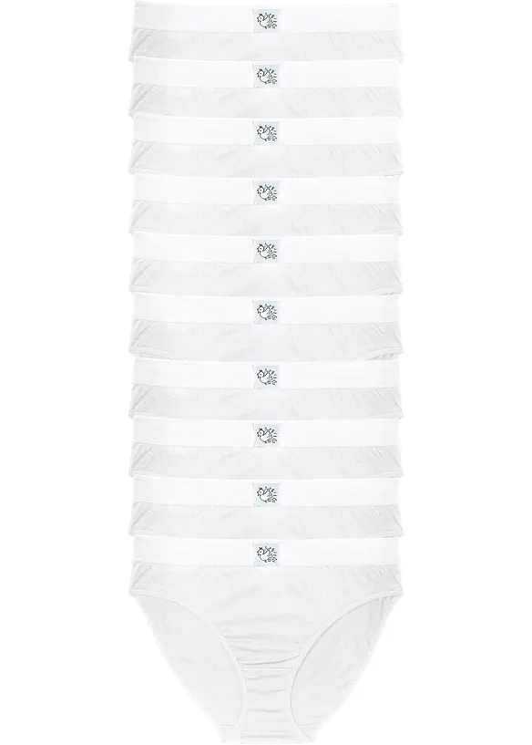 Lot de 10 slips, bonprix