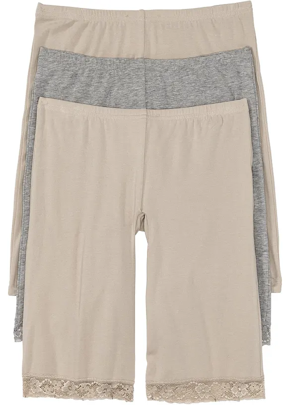 Boxers femme longs en matière douce, bonprix