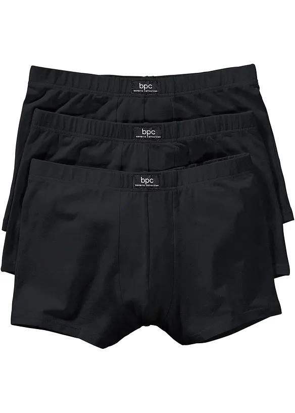 Lot de 3 boxers coton, bonprix