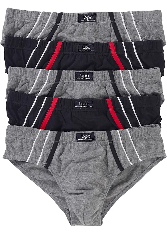 Lot de 5 slips maxi, bonprix