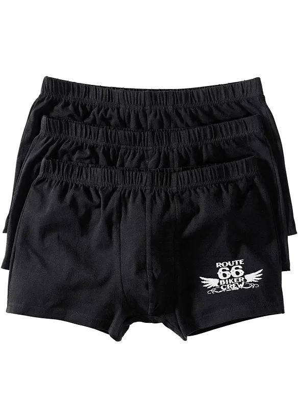 Lot de 3 boxers coton, bonprix
