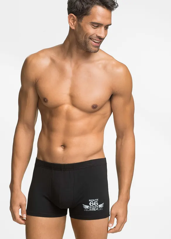 Lot de 3 boxers coton, bonprix