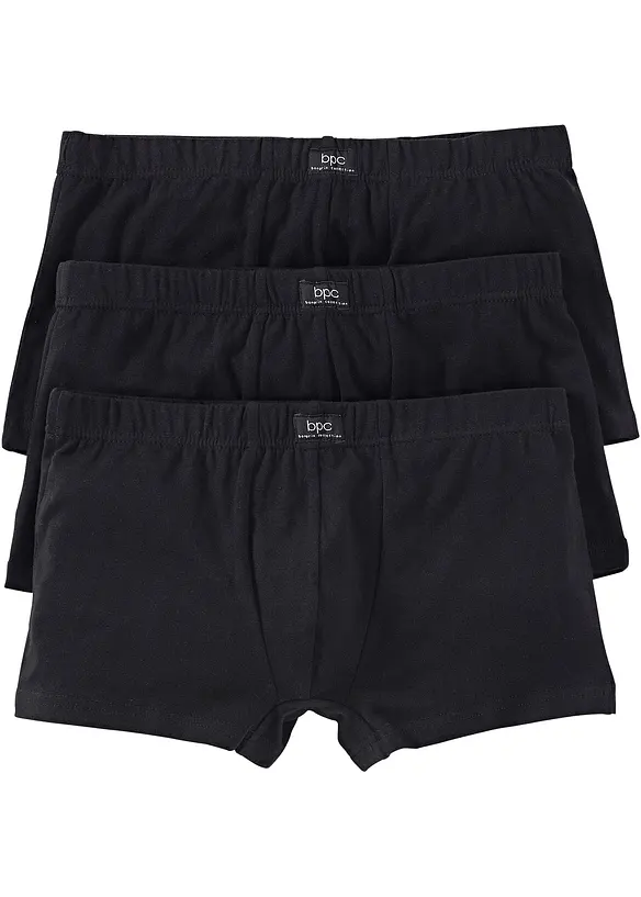 Lot de 3 boxers coton, bonprix