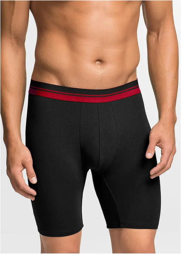 Lot de 2 boxers longs coton, bonprix