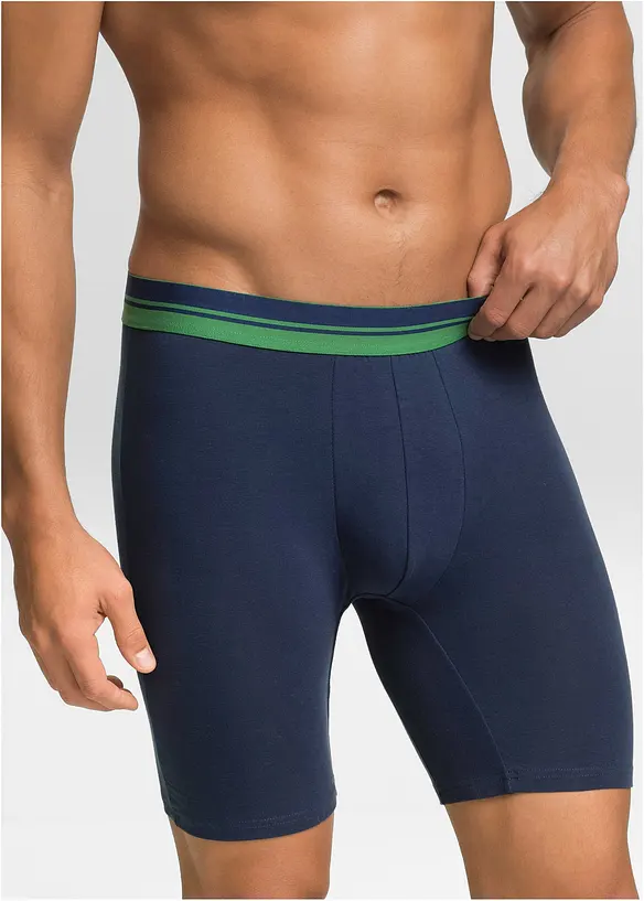 Lot de 2 boxers longs coton, bonprix