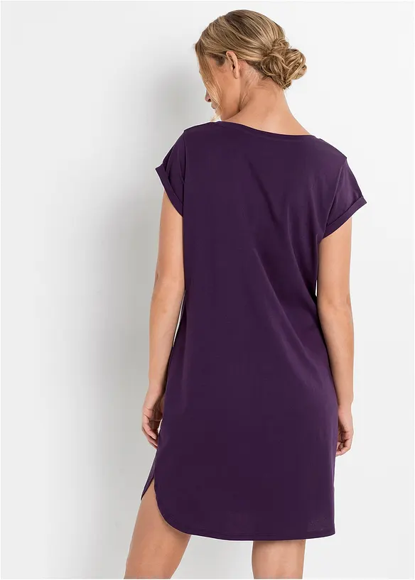 Chemise de nuit courte 100% coton, bonprix