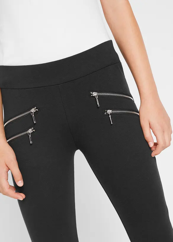 Pantalon en coton extensible, bonprix