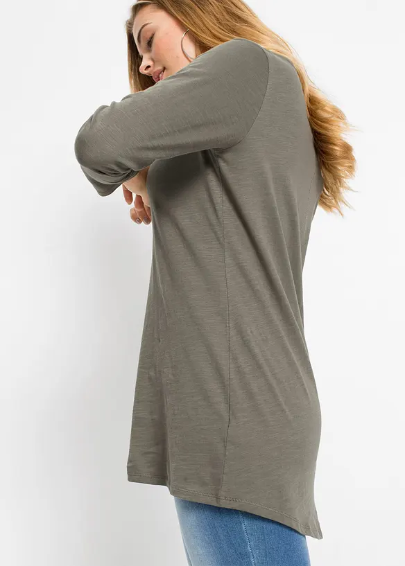 T-shirt manches longues 100% coton, bonprix