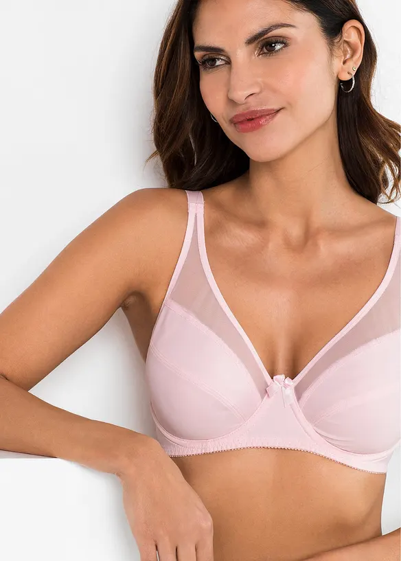 Lot de 2 soutiens-gorge à armatures avec mesh, bonprix